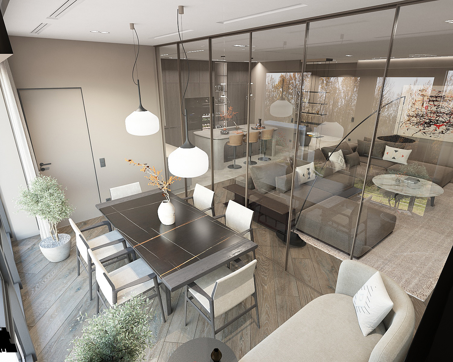 Kitchen-living room / Chisinau/ Moldova-19