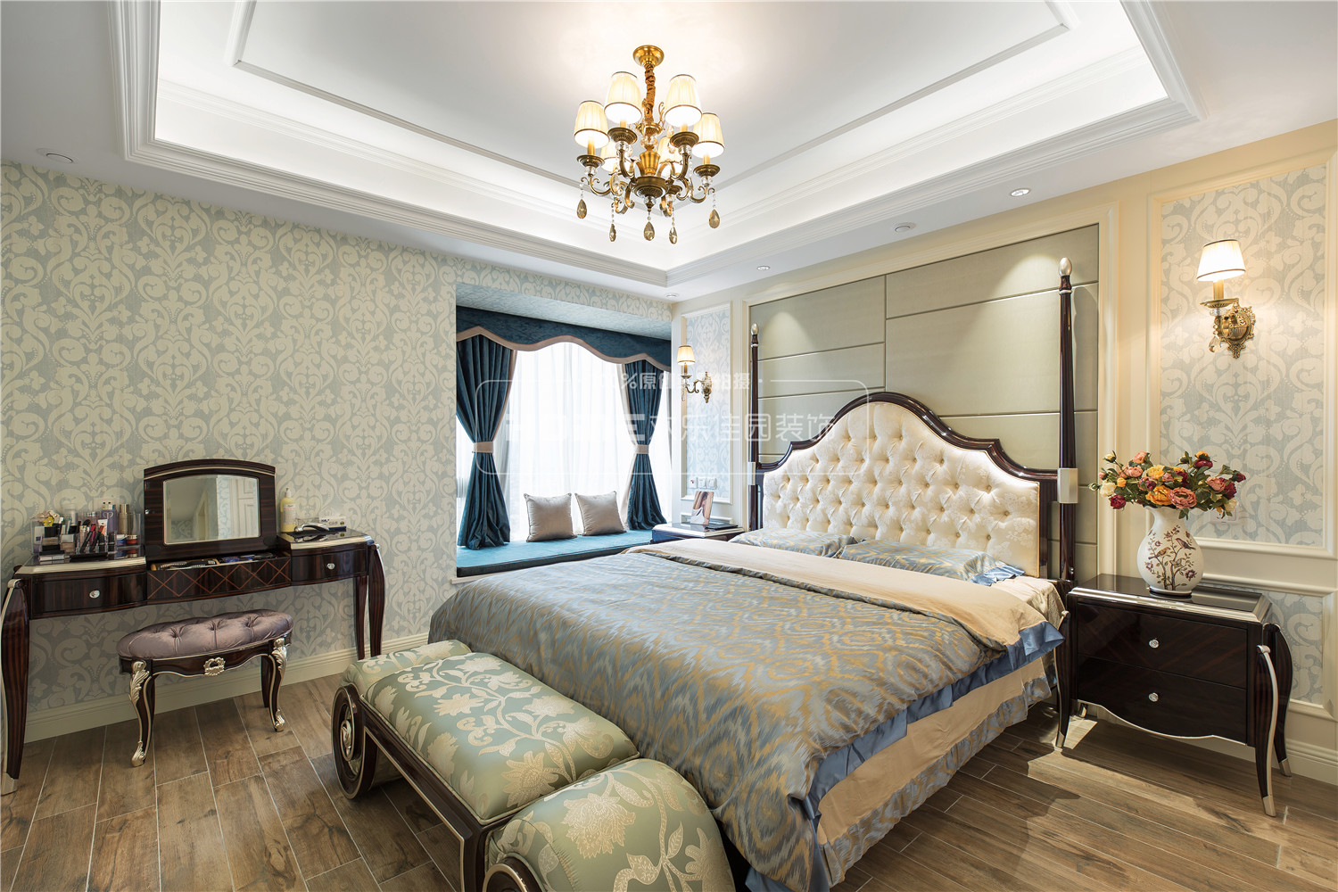 成都三利云锦 135 平米新古典之家 | 精致大气,开放式厨房设计亮点突出-52