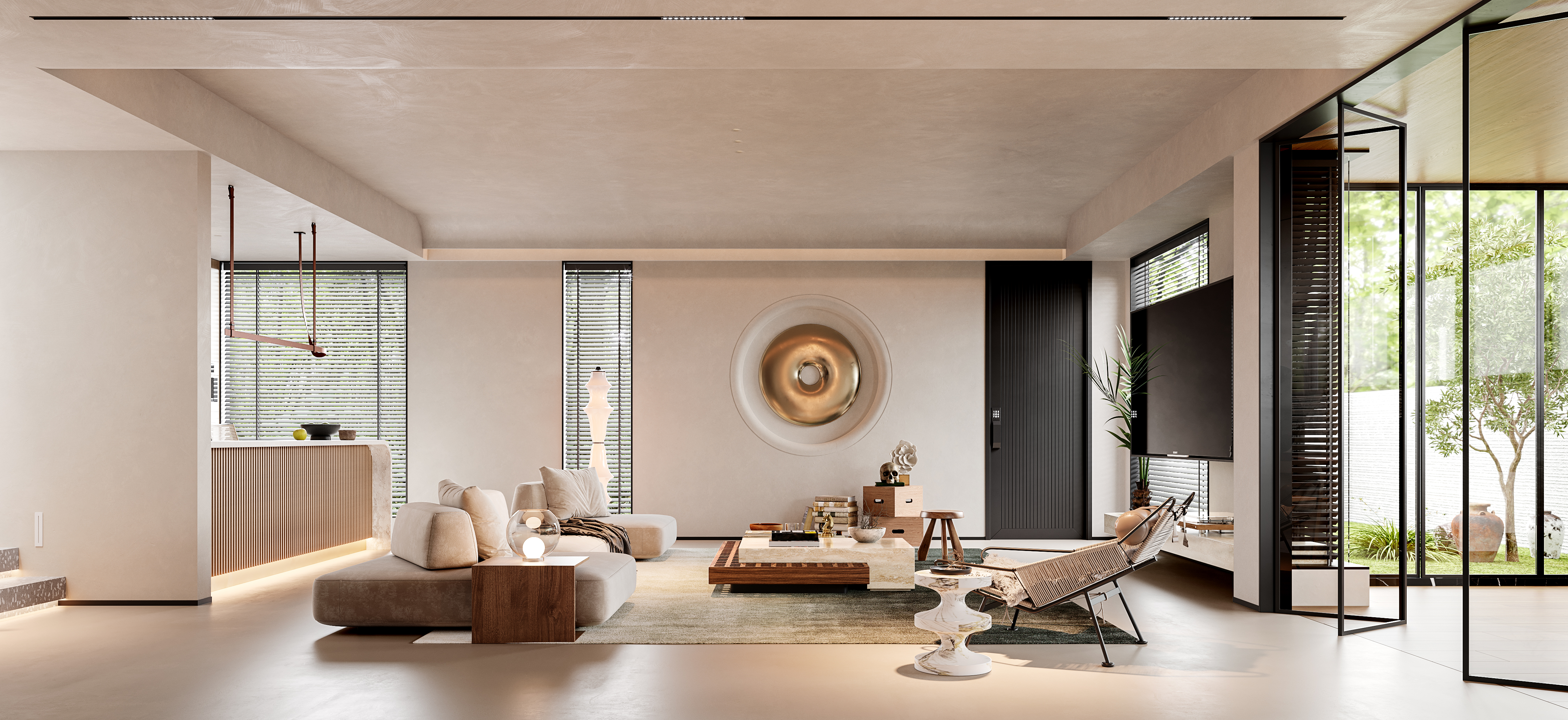 侘寂奶油风别墅-1