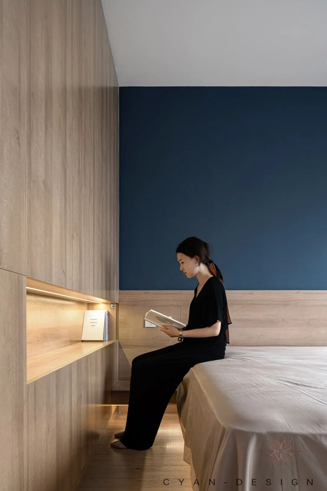 万科金润华府 128㎡现代简约盐系家居，游戏观影收纳一房尽享-52