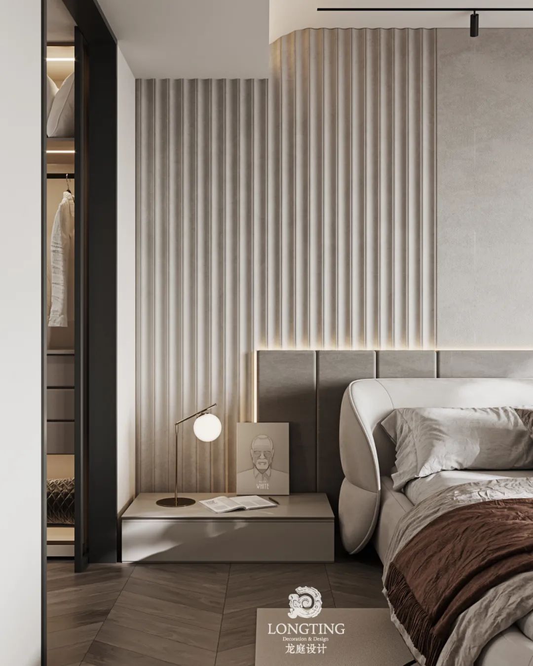 西湖观邸 410 方现代黑白空间设计丨中国湖州-39