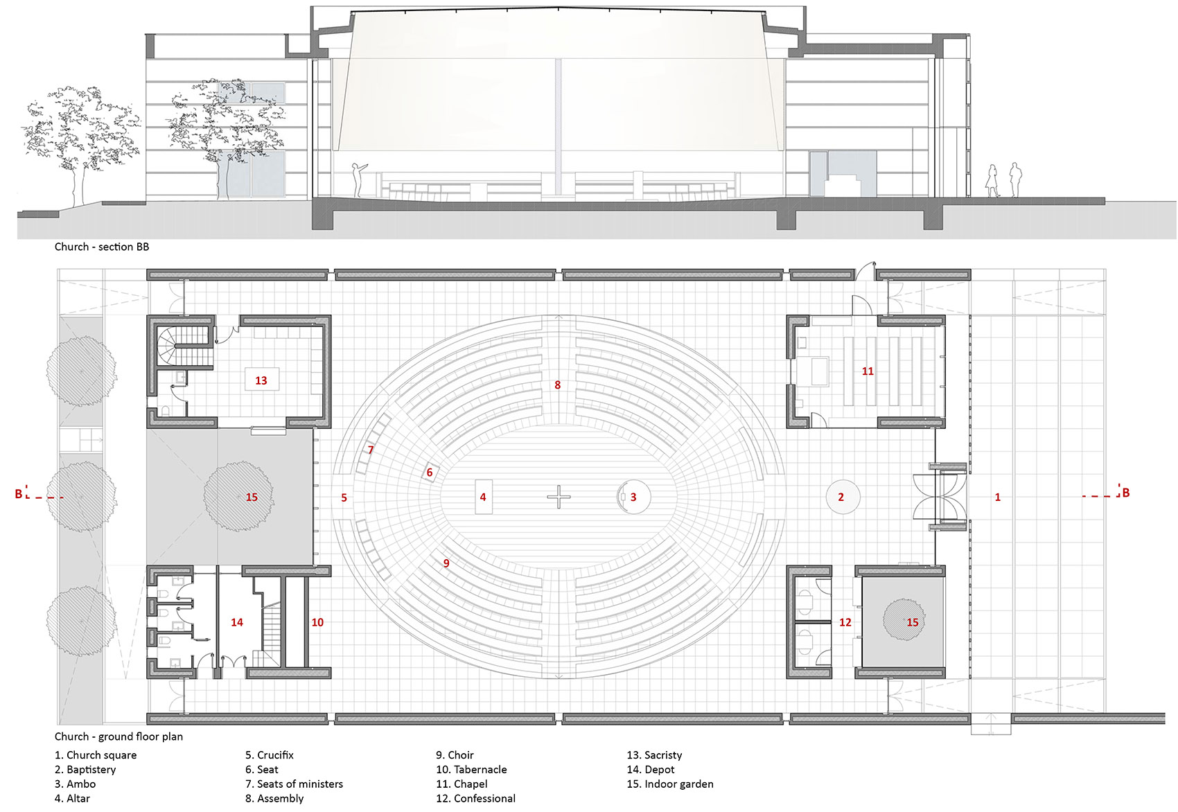 意大利Castel di Lama教堂及社区中心-31