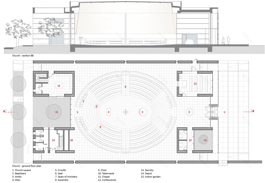 意大利Castel di Lama教堂及社区中心-31