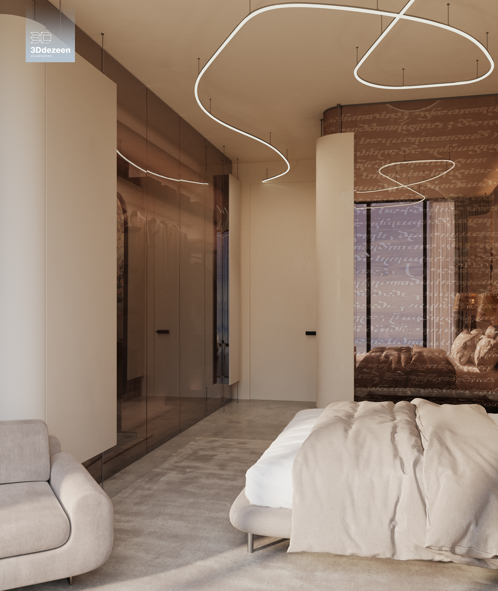 Miami Apartment 室内设计可视化丨美国-64