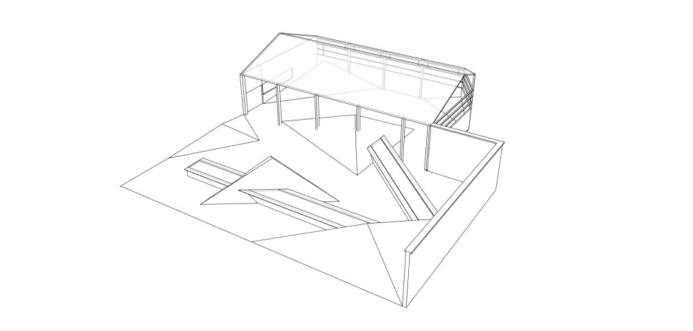 利用钢构和现有树木创造感受到时间流逝的咖啡馆设计丨戈者设计-11