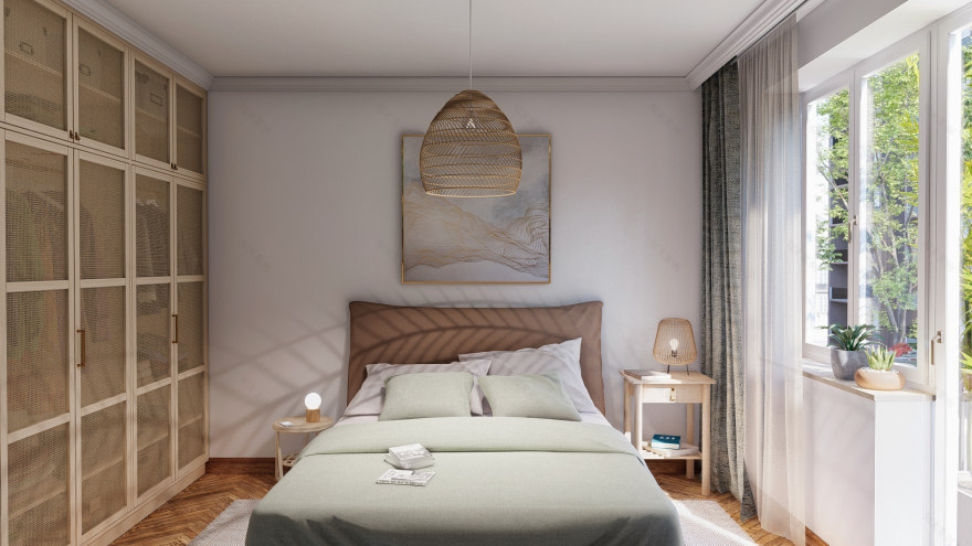 Rustic Boho Apartment 室内设计丨贝尔格莱德-11