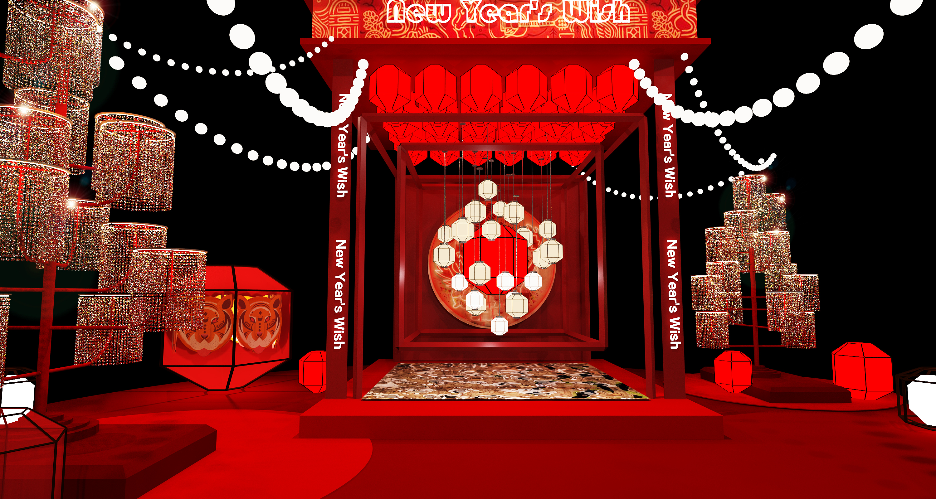 2021时代广场美陈方案-5