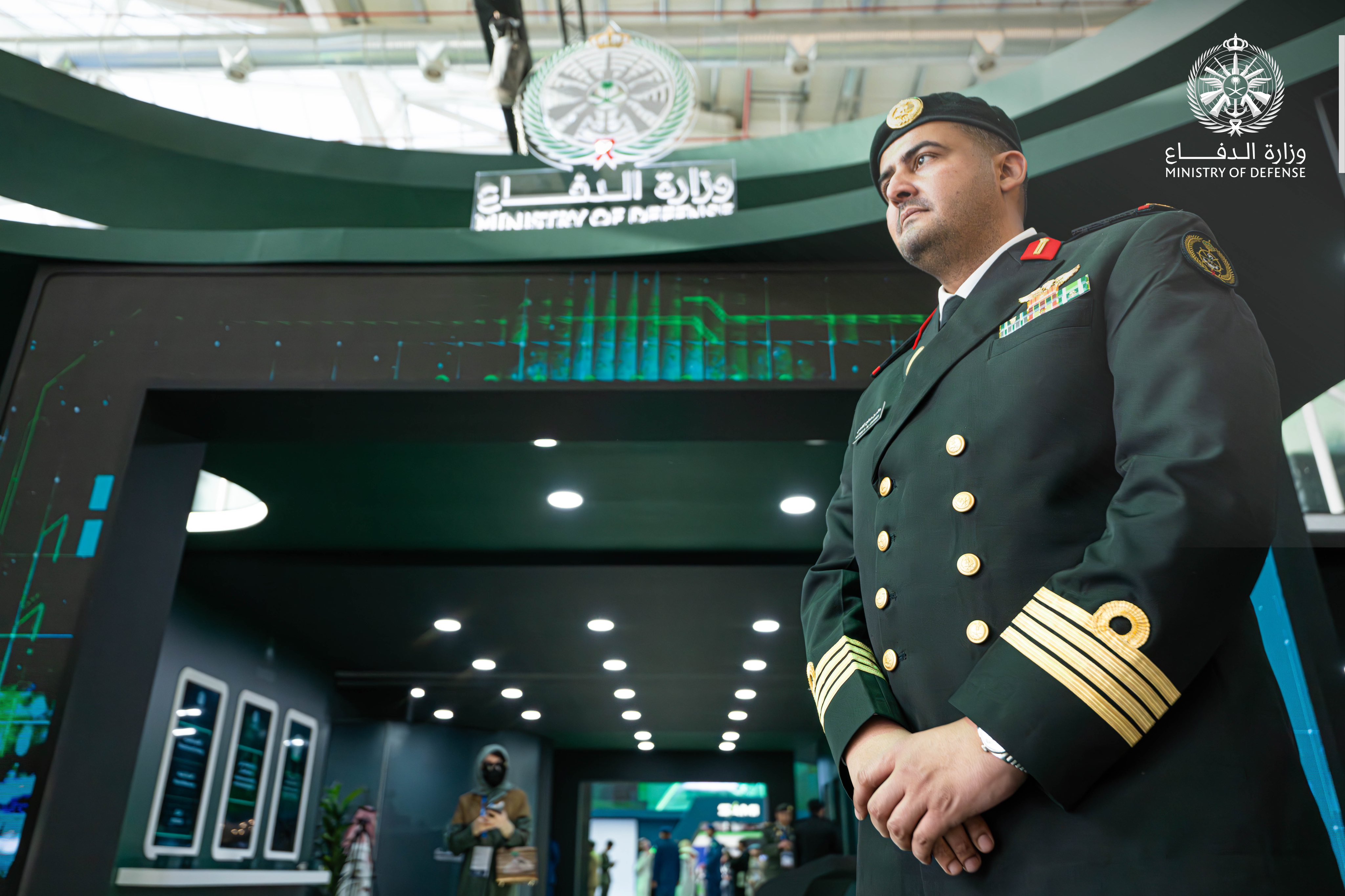 沙特国防部 2024 年世界国防展展览空间设计-10