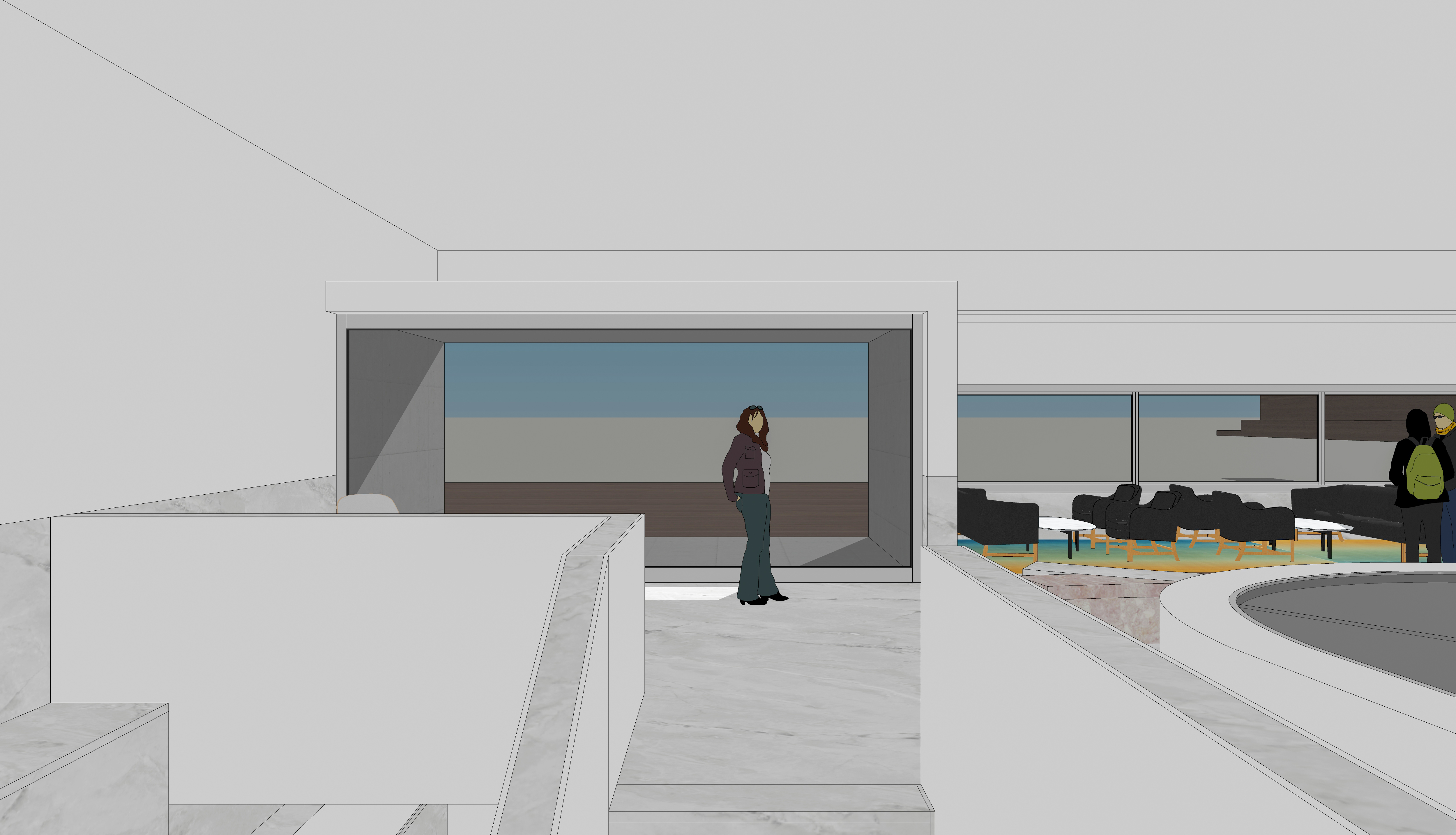 美术培训画室接待厅设计-26