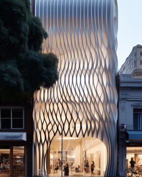 Attractor waves 商店时尚设计丨越南胡志明市丨Vo Huu Linh Architects
