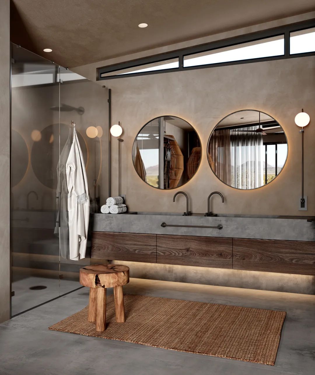 美式侘寂风餐厅设计丨YanaPrydalna-76