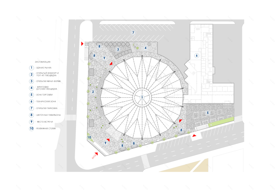 莫斯科丹尼尔 ovsky 市场重建概念设计-26