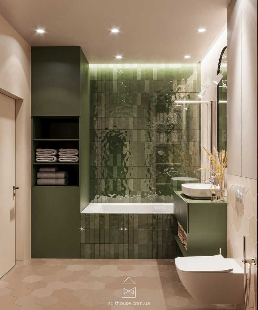 “Лайм”3室公寓生态风格设计项目丨乌克兰基辅丨Suit House（乌克兰）-69