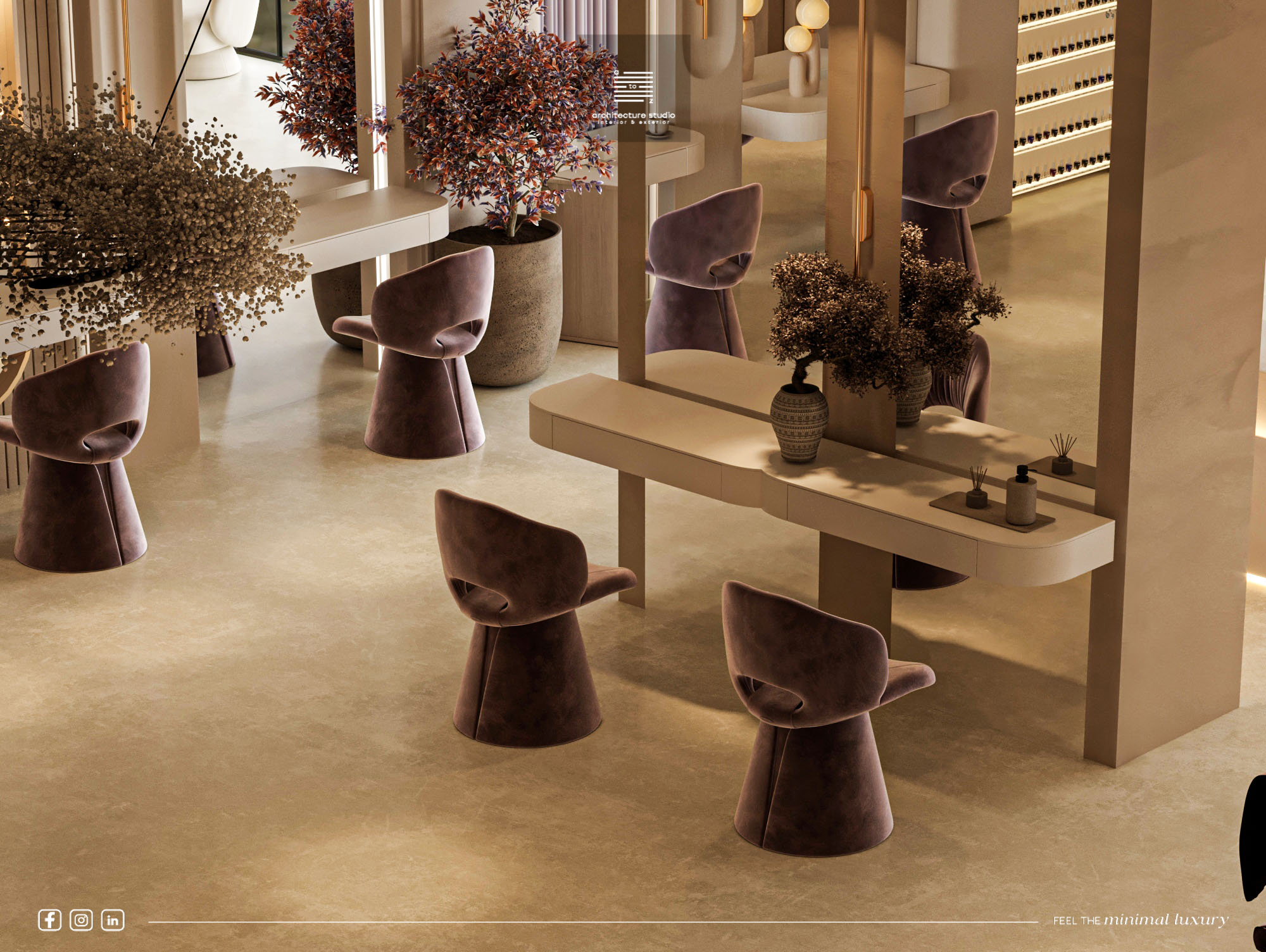 Beauty Clinc Reception（美容诊所接待处）丨沙特阿拉伯利雅得丨A2Z Architects-10
