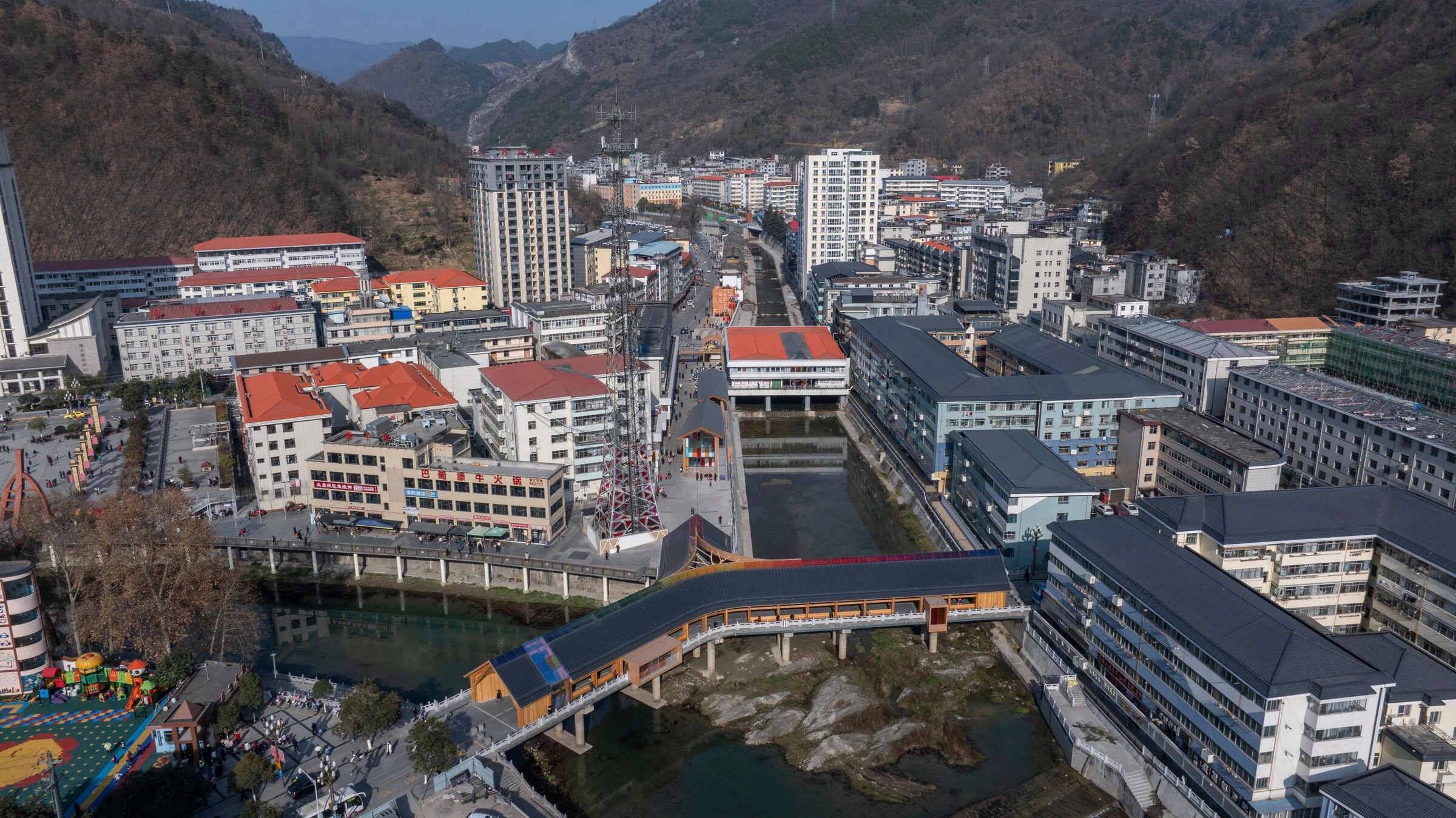 康县新廊桥丨中国陇南丨3andwich Design,何崴工作室-70