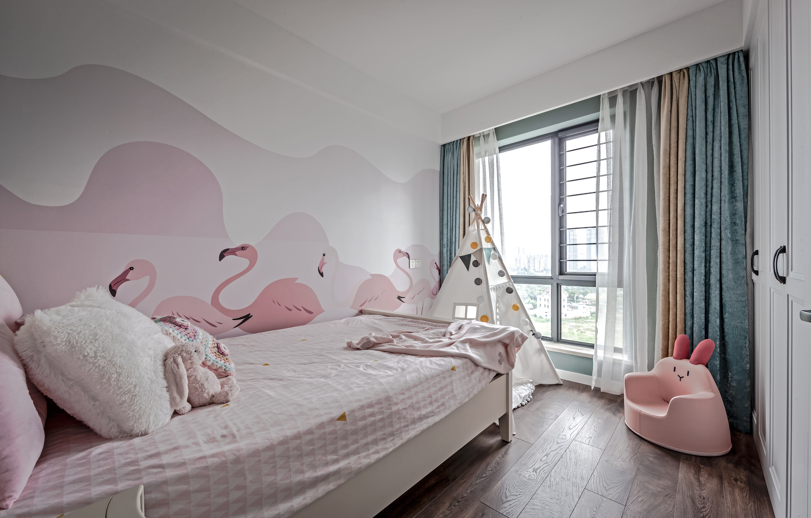 杭州倾城之恋 141㎡美式轻奢老房改造-48