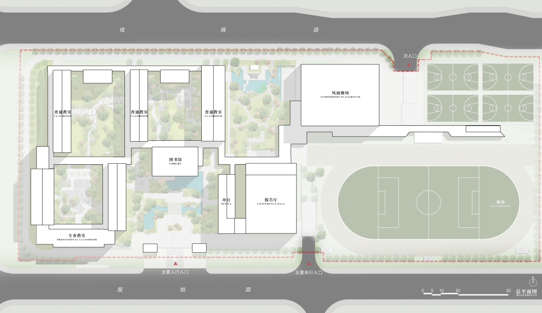 杭州桃源中学丨中国杭州丨浙江大学建筑设计研究院-7