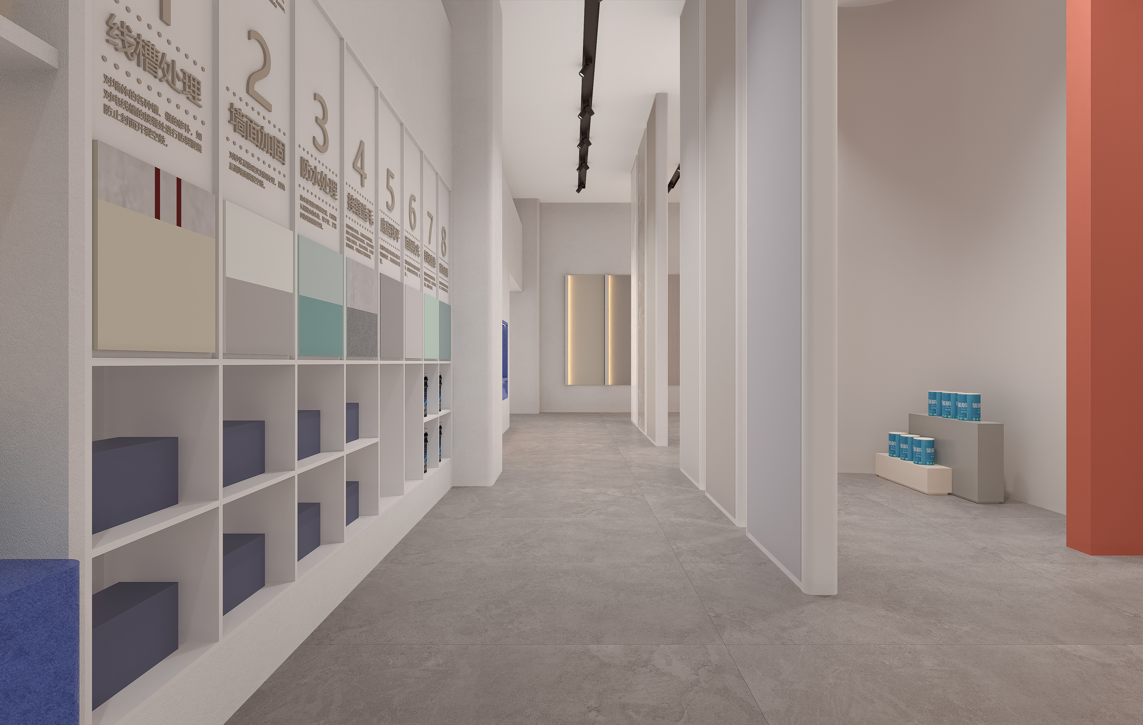 艺术漆展厅室内案例-11