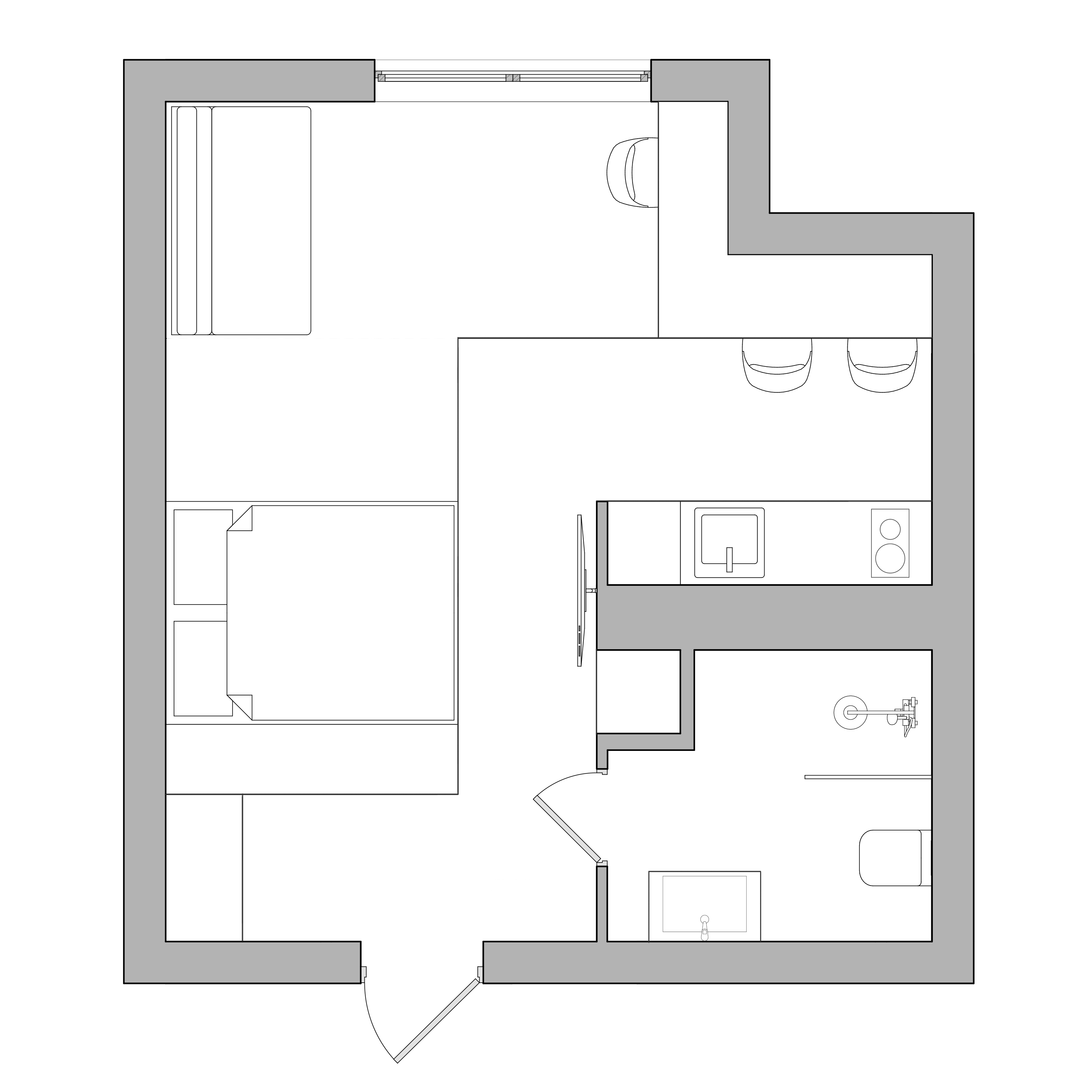 单间公寓丨乌克兰基辅丨Vera Babaeva-14