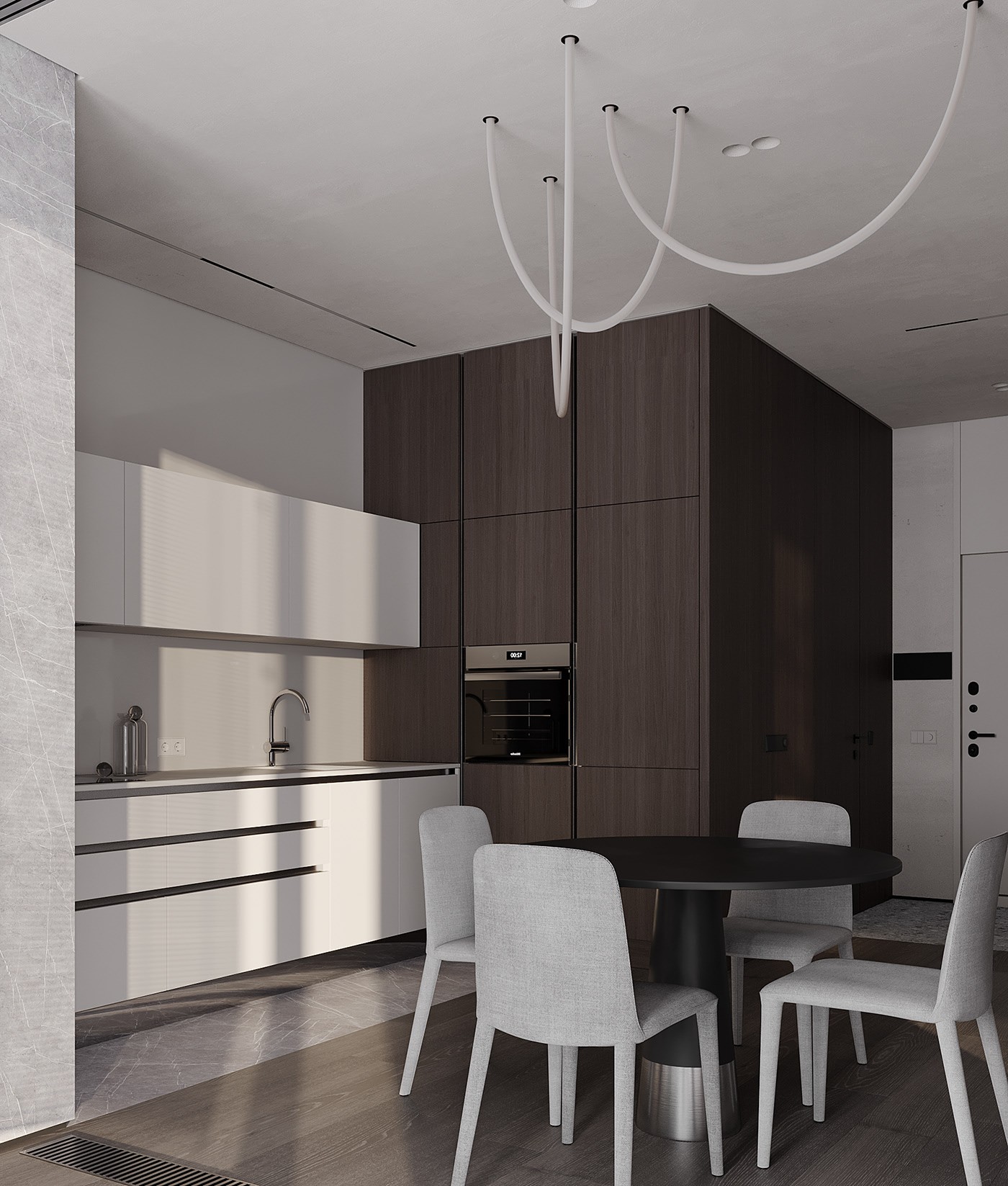 高级灰色系小空间公寓设计 超精致！-11