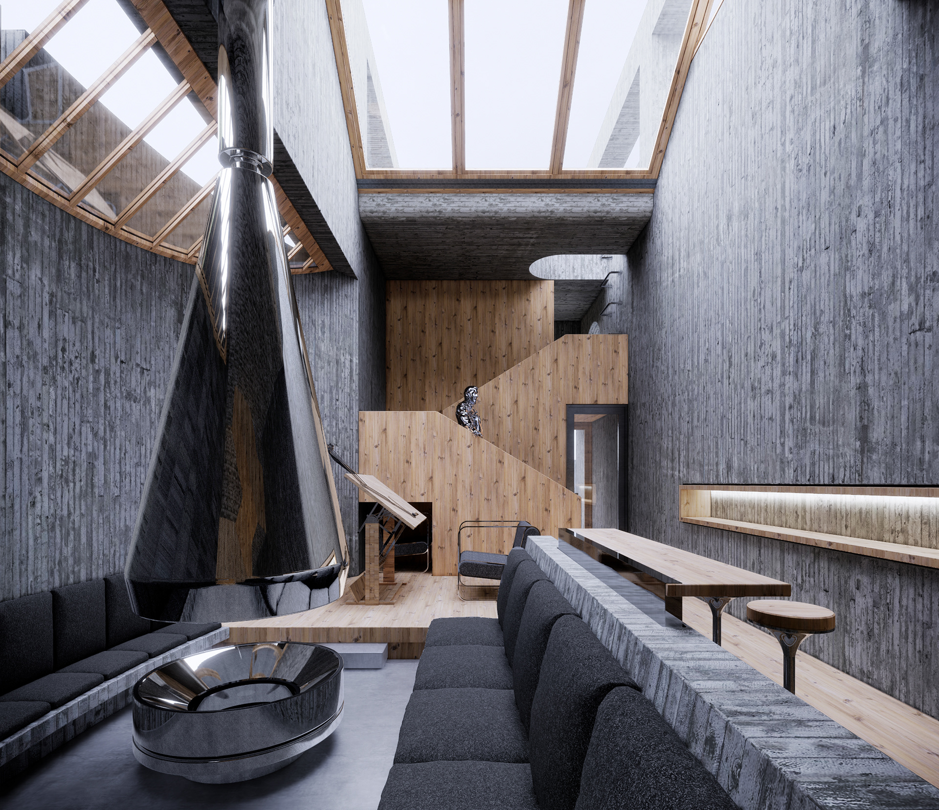 “铅笔盒”房屋设计丨日本东京丨Evgeniy Kolesnikov-31