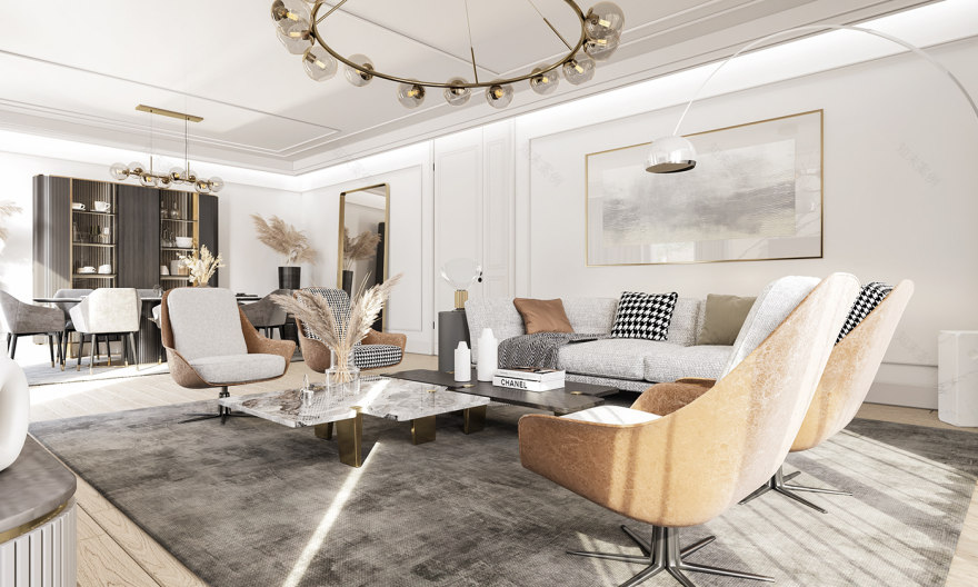 Anastasiya Gushchina丨平层丨Show Apartment Interior Design l Hatay, Turkey-1