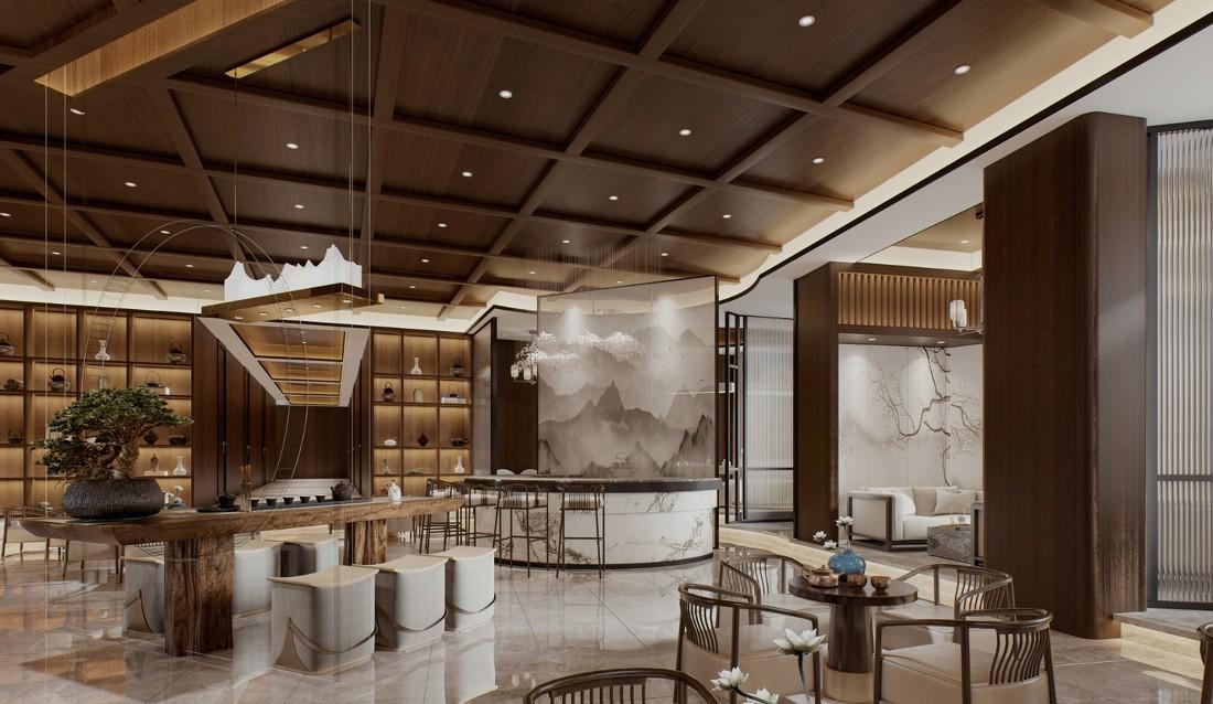 四川茶室与私人会所设计 | 奢华与优雅的融合-0