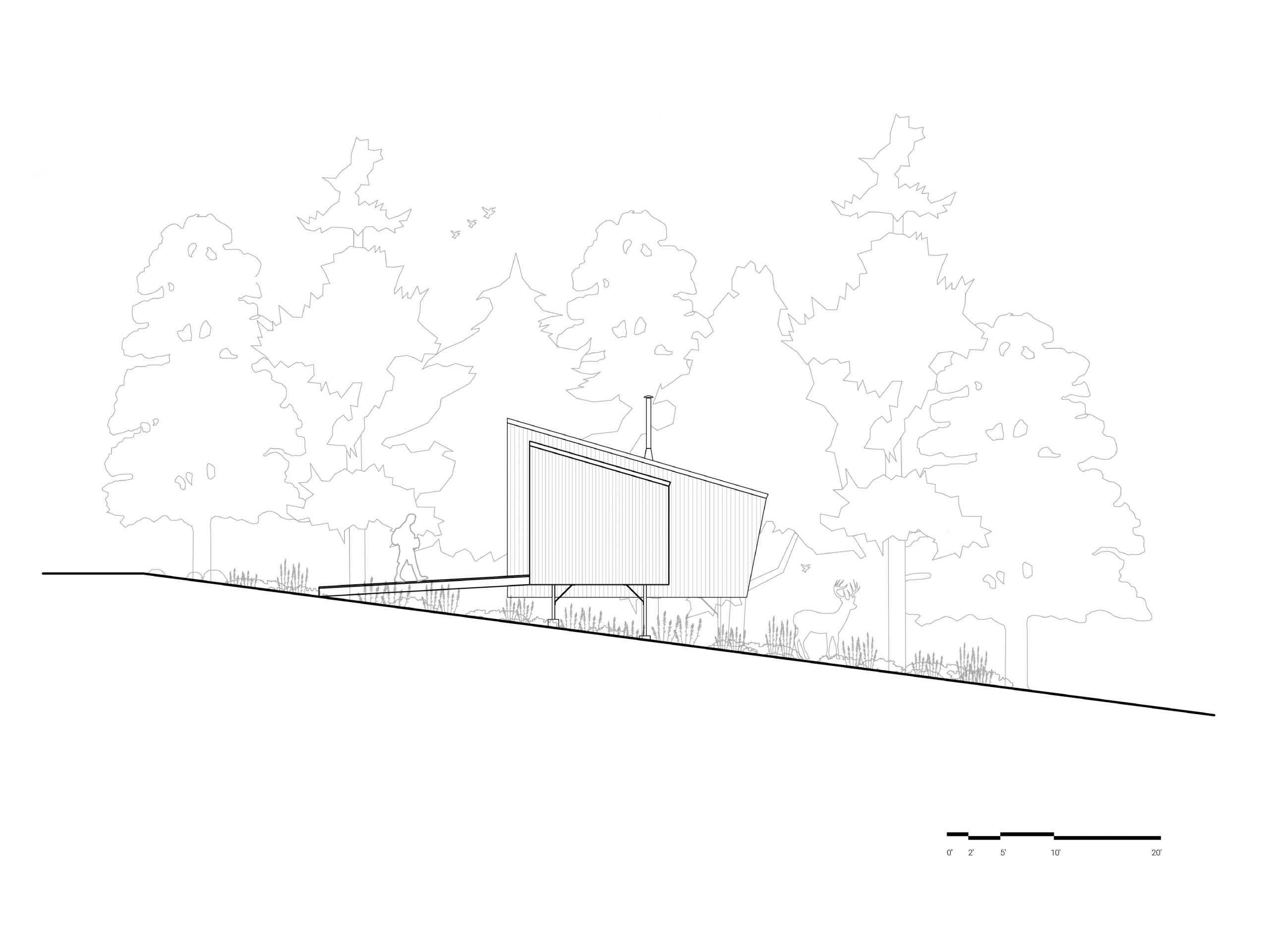自然取景器·森林中的庇护所丨加拿大魁北克丨Atelier L’Abri-81