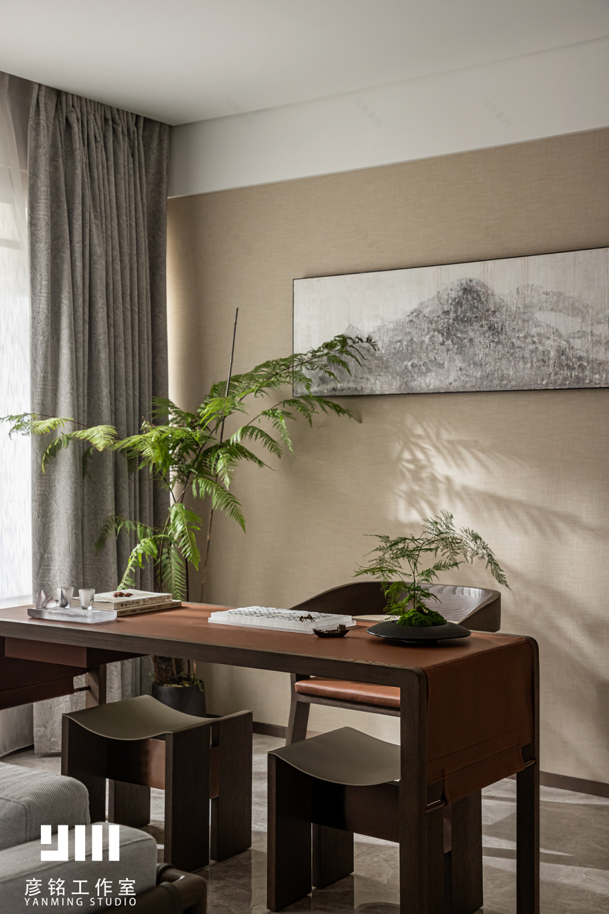 金众地产·柏悦公馆样板房 E 户型丨中国东莞丨深圳诗意空间设计,HLO 逸尚东方设计-25