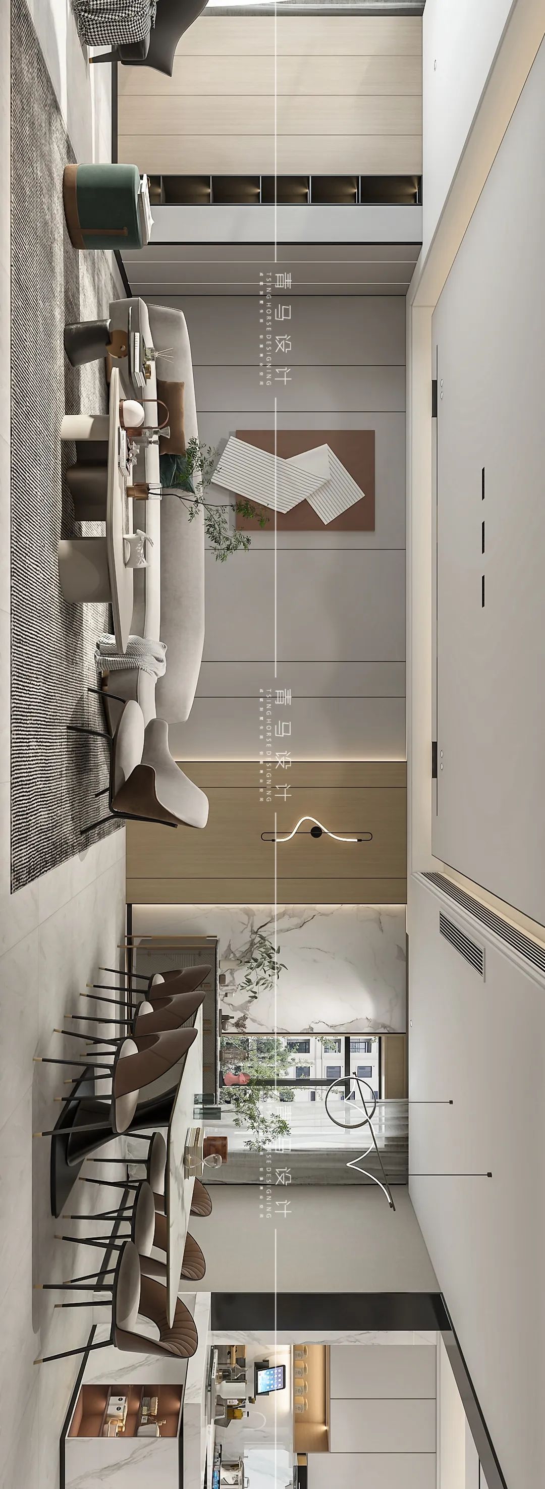 中海悦墅现代轻奢别墅设计丨中国西安丨青马别墅设计-17