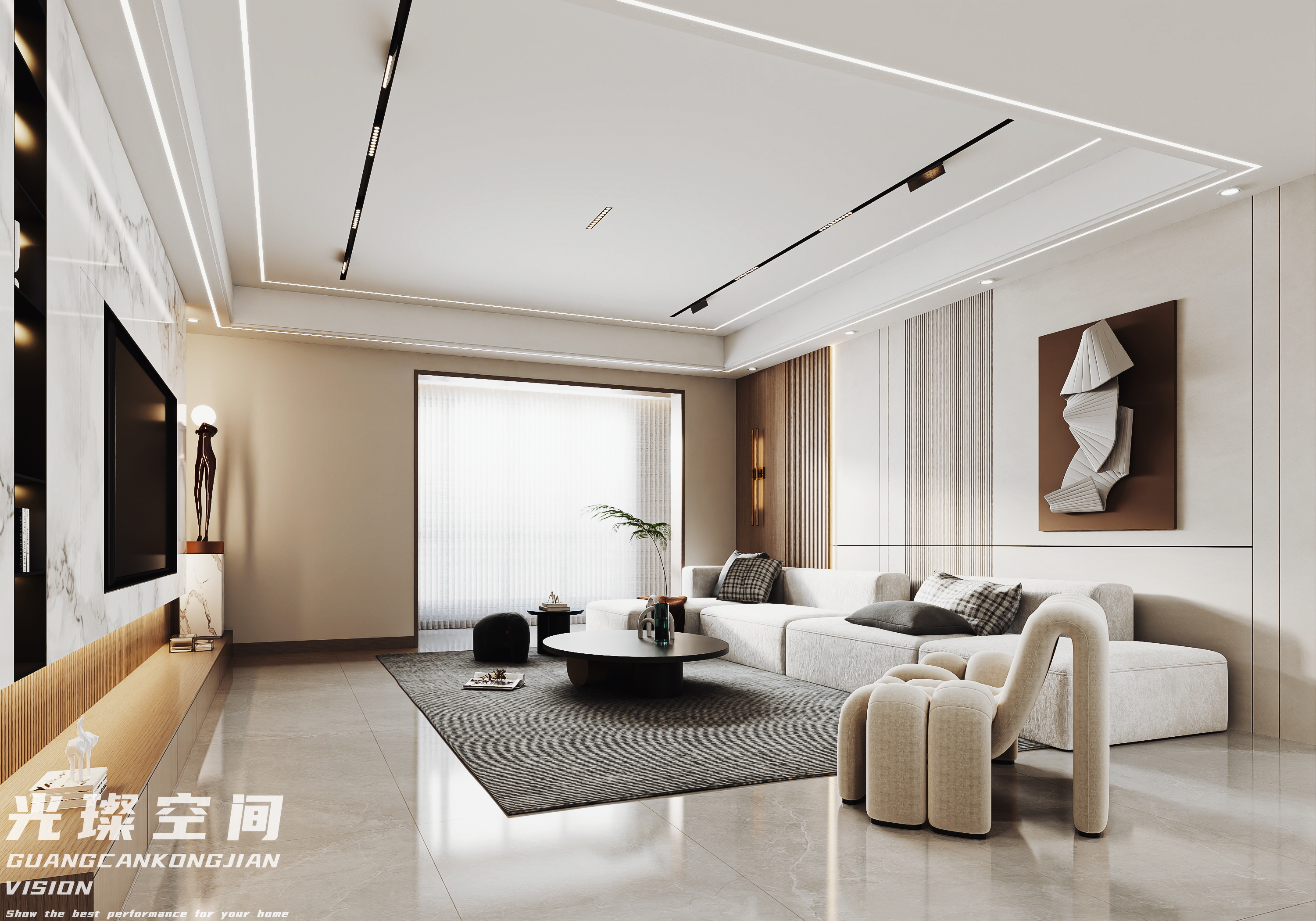 光璨空间 · 现代轻奢客餐厅-16