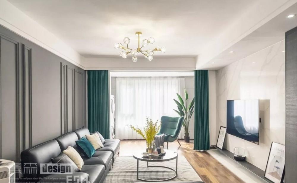 三室两厅的轻奢浪漫空间,互动式设计展现生活美学-24