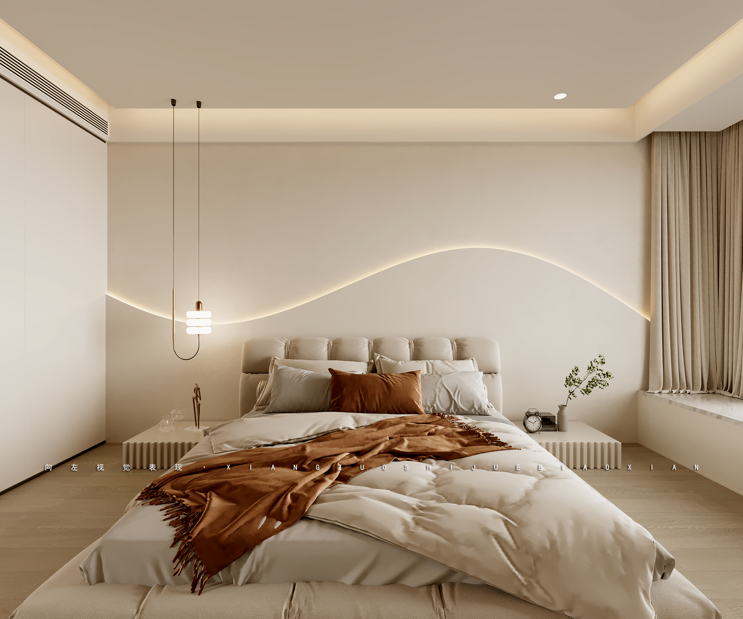 奶油风效果图案例-10