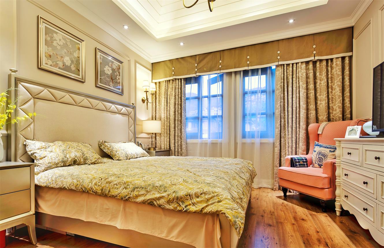 重庆定南山 40 栋现代美式家居设计-36