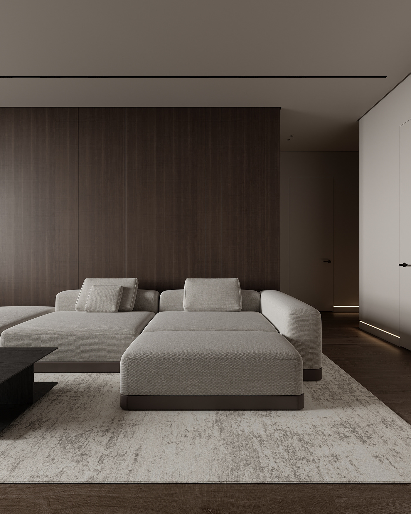 胡桃木灰调空间-7