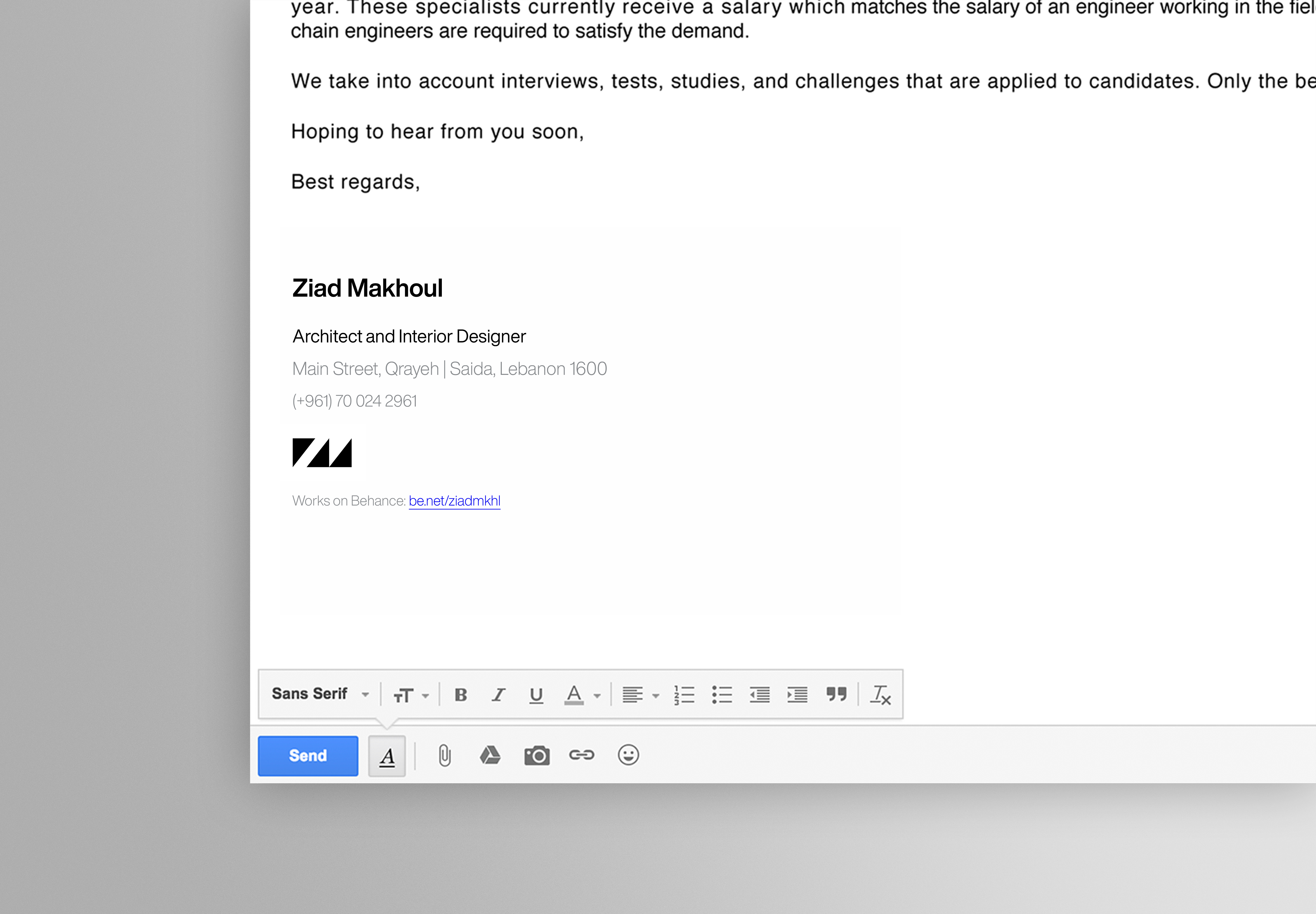 Ziad Makhoul 工作室建筑标识设计丨黎巴嫩-28