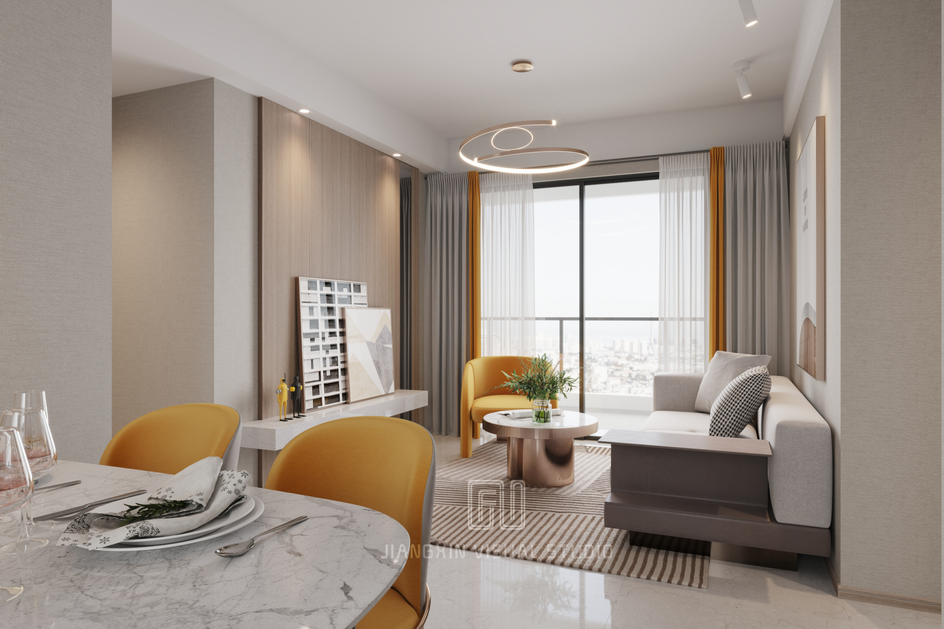 现代简约办公空间设计-94