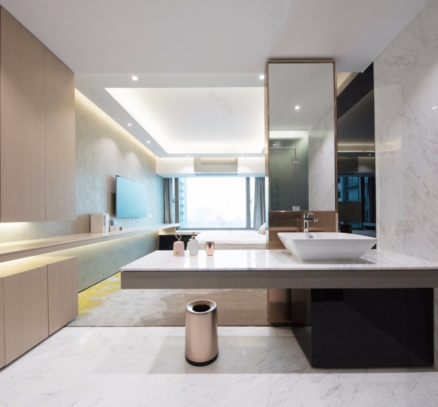 半山一号——98㎡想干现代简约住宅 厘米设计-30