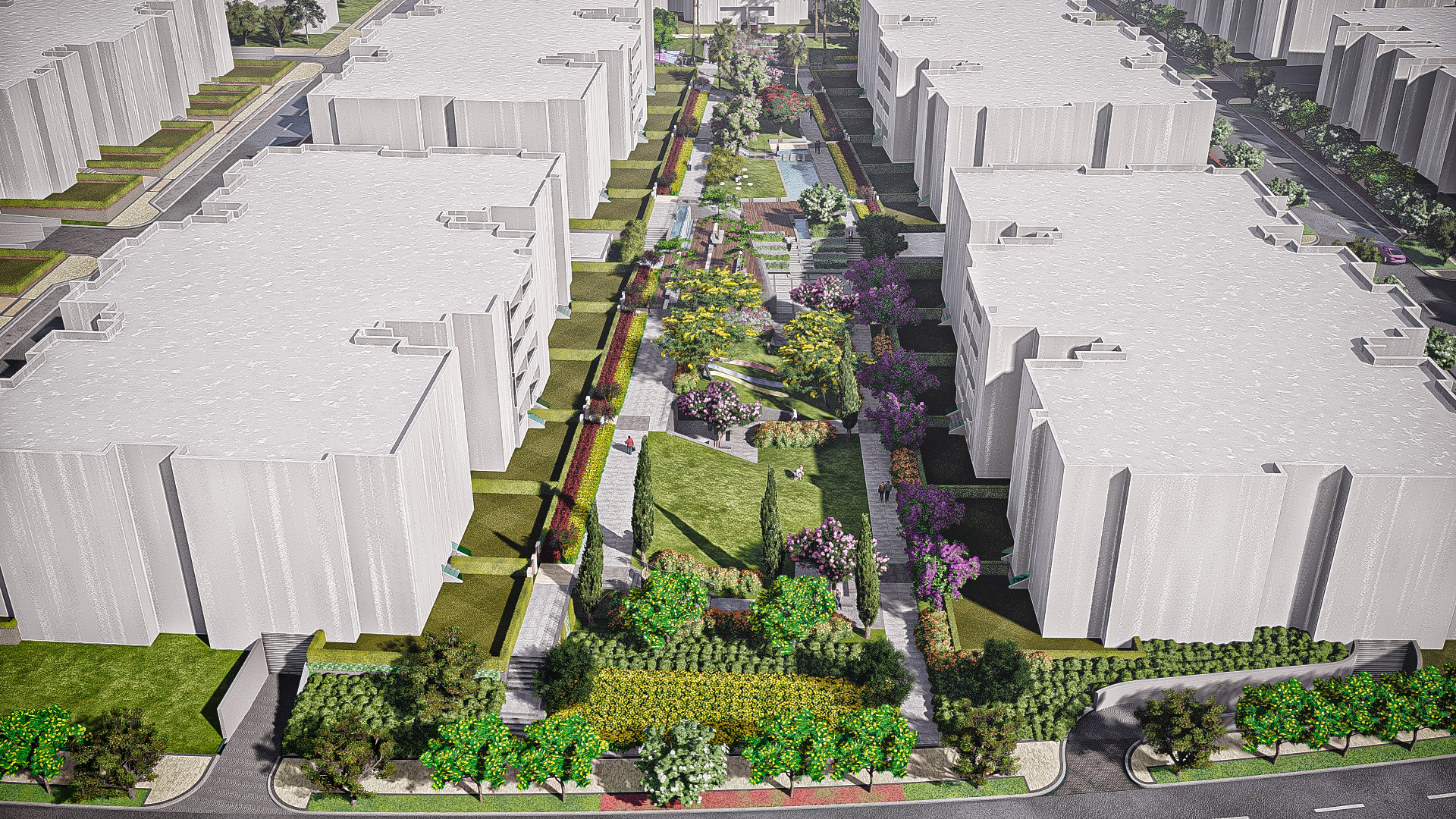 新开罗住宅小区口袋公园设计丨埃及开罗丨Salwa Maherez-25