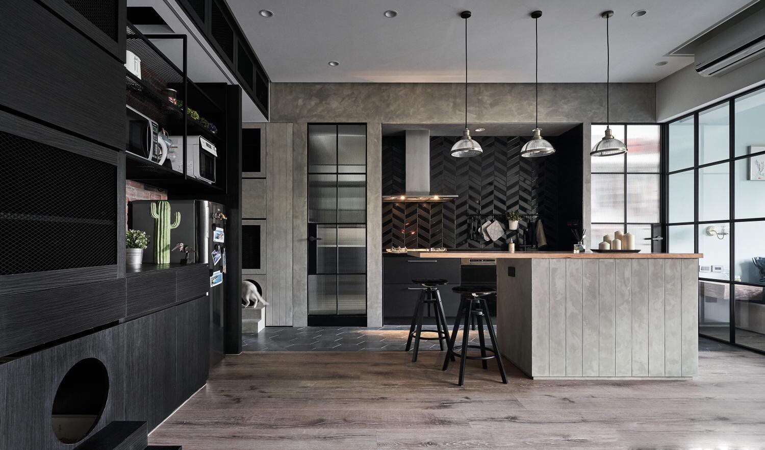 73㎡猫咪乐趣宅 ： 怀特设计-3