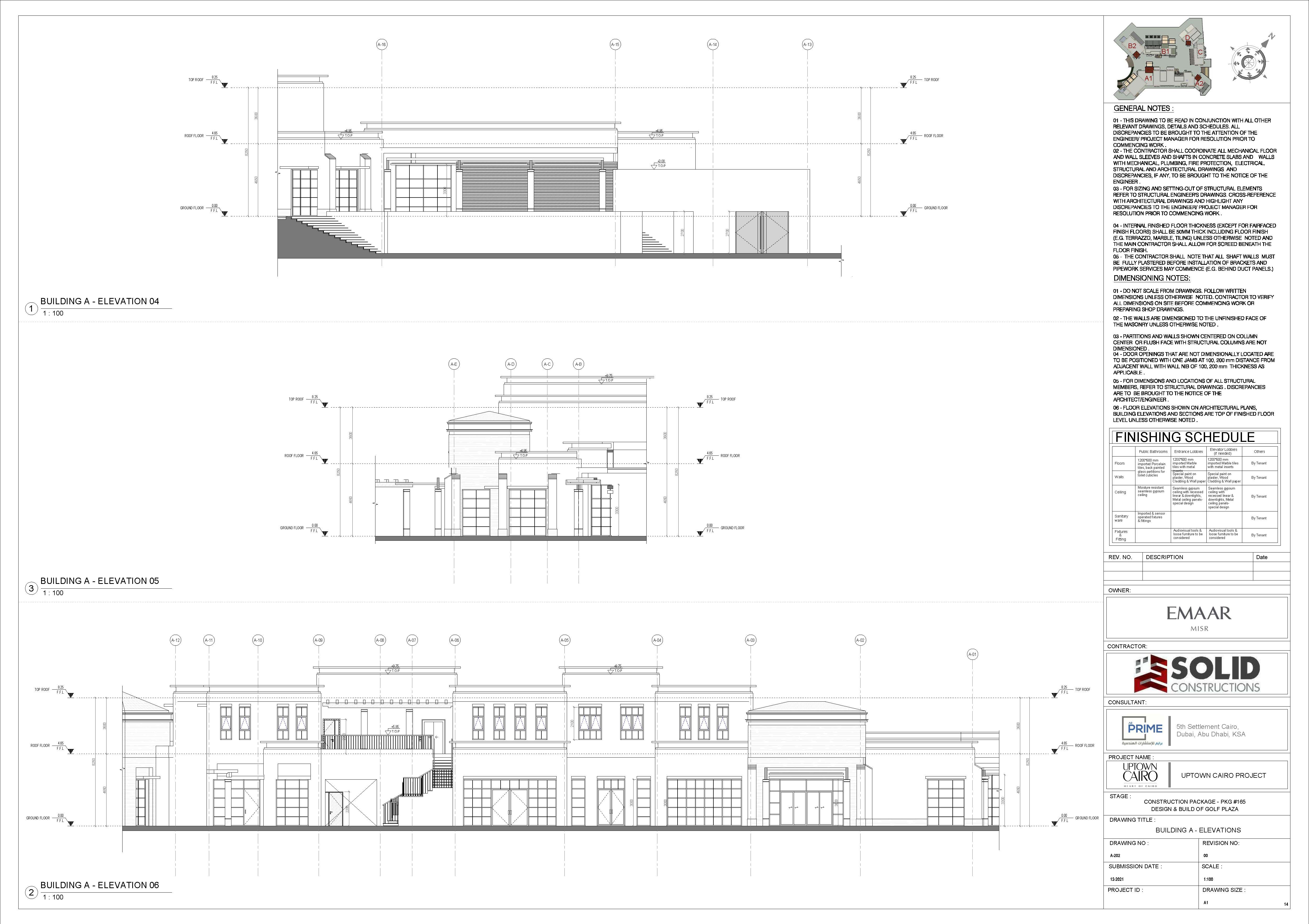 UPTOWN CAIRO GOLF PLAZA-TENDER DRAWINGS-EYGPT-5