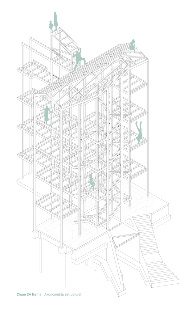河滨重生 · 2A Dique 街老建筑翻新丨西班牙丨Behark-49