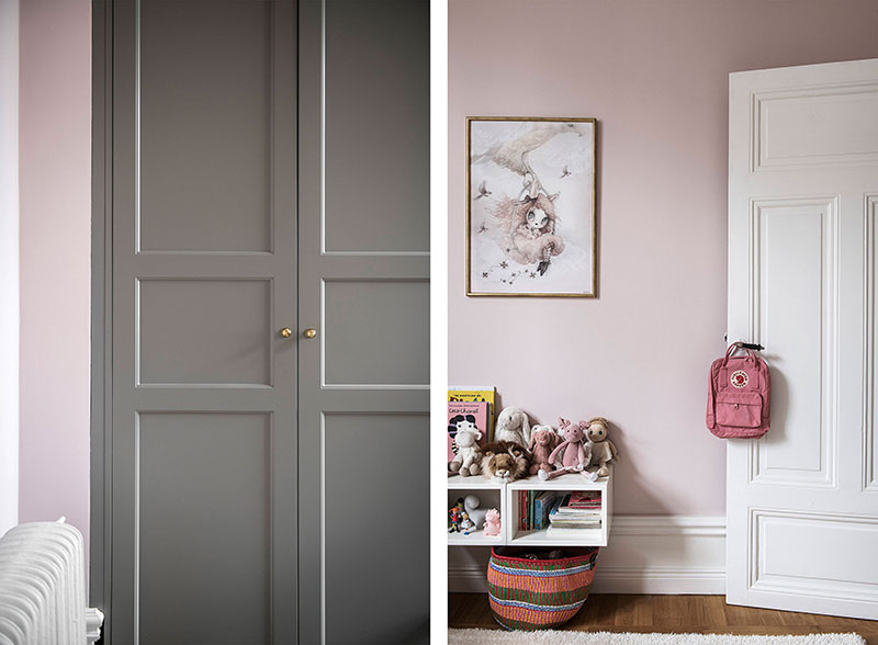 斯德哥尔摩橄榄绿公寓，法式风情融入北欧设计-25