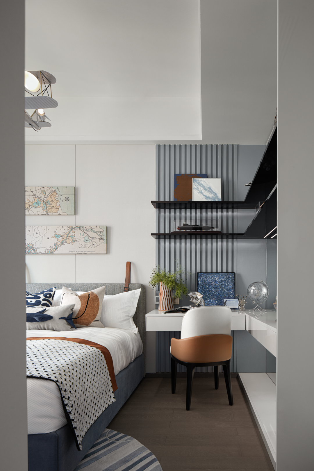 金茂（武汉）滨江金茂府245户型样板房丨中国武汉丨千墨设计-26