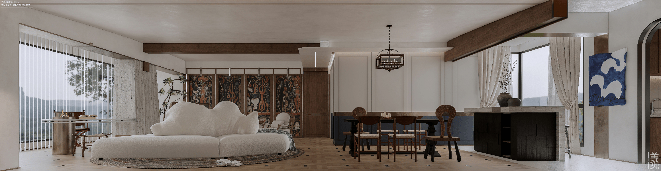 美式复古艺术宅邸设计丨深圳漾空间设计有限公司-21