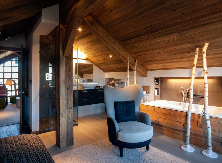 Megeve Refuge 打造现代阿尔卑斯山居-15