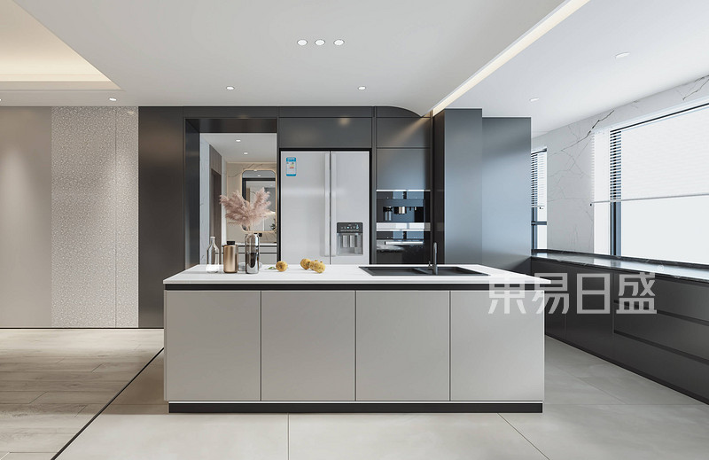 240㎡极简风装修设计，“场面引起极度舒适”-24