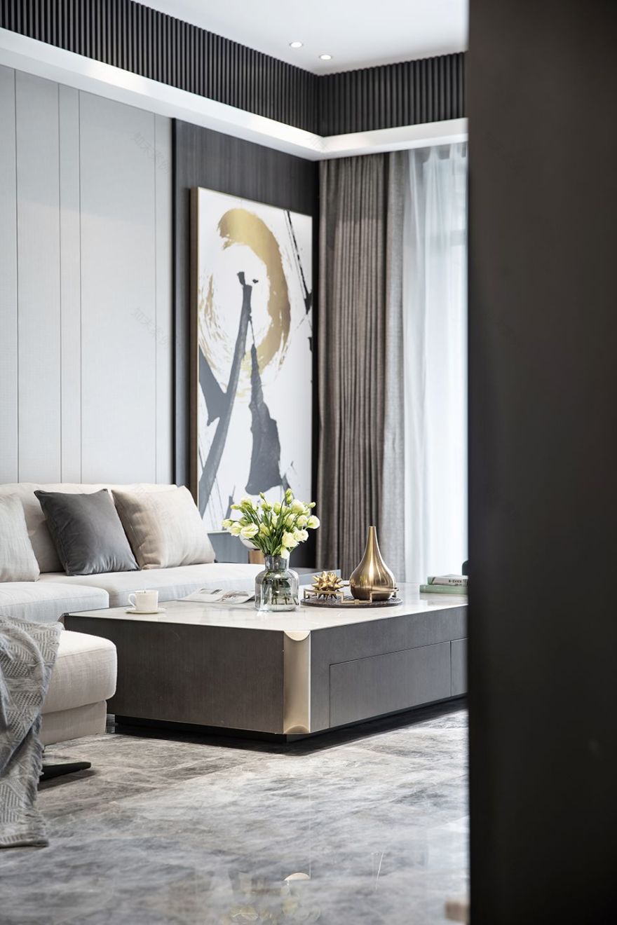 450㎡现代私宅,打造纯粹生活格调-11