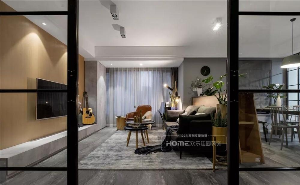 欢乐佳园装饰|| 游走于灰色调,酷中带暖-36