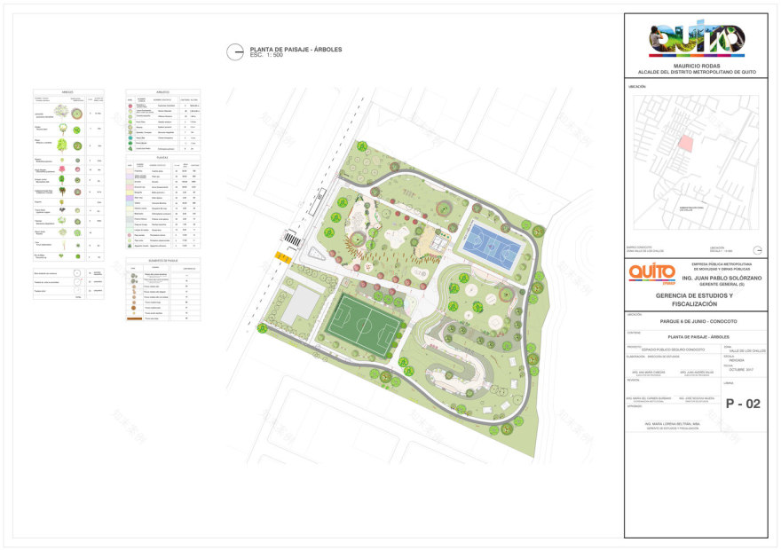 厄瓜多尔 6 月 6 日公园 | 社区参与的环境改造项目-81